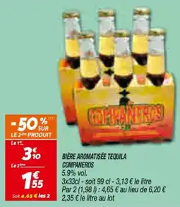 Netto COMPANEROS BIÈRE AROMATISÉE TEQUILA offre