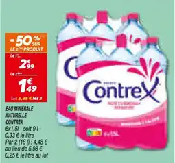 Netto Contrex Eau minérale naturelle offre