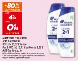 Netto Head & Shoulders Shampooing 2en1 Classic offre