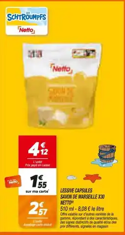 Netto Netto Lessive capsules offre