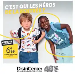 DistriCenter T-SHIRT GARÇON offre