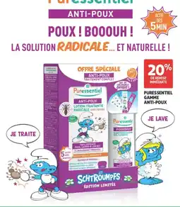 Auchan Parapharmacie Puressentiel anti-poux offre