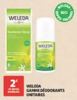 Auchan Parapharmacie WELEDA Deodorant Spray offre