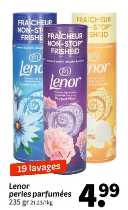 Wibra Lenor lenor perles parfumées offre