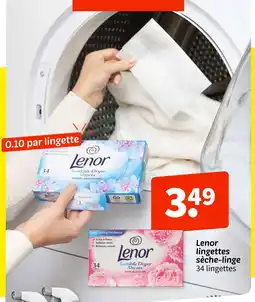Wibra Lenor lingettes sèche-linge offre