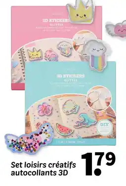 Wibra Set loisirs créatifs autocollants 3d offre