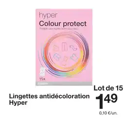 Zeeman Hyper lingettes antidécoloration offre