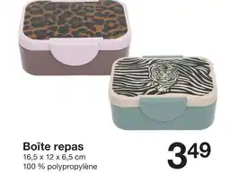 Zeeman Boîte repas motif léopard offre