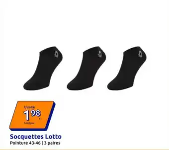 Action Lotto Socquettes offre