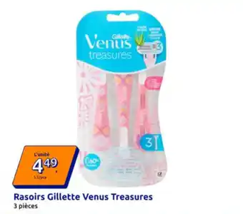 Action Gillette Rasoirs Venus Treasures offre