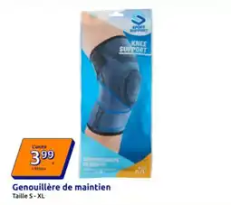 Action SPORT SUPPORT Genouillère de maintien offre