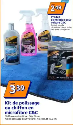 Action C&C Produit d'entretien pour voiture offre