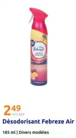 Action Febreze Désodorisant Air offre