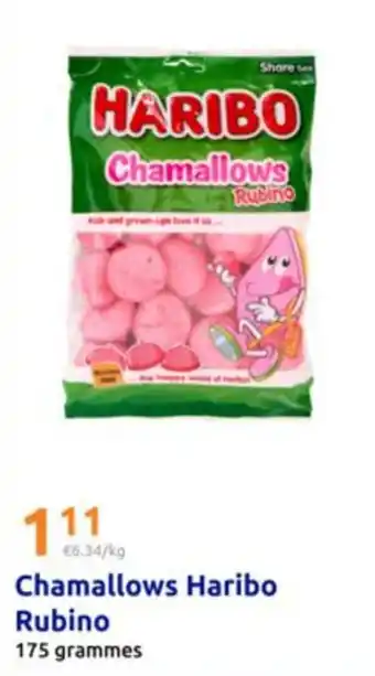 Action Haribo Chamallows Rubino offre