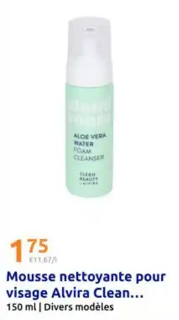 Action Alvira Clean Mousse nettoyante pour visage offre