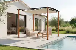 Brico Dépôt Pergola aluminium 2.8 x 2.8 m offre