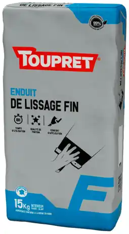 Brico Dépôt Enduit de lissage fin poudre 15kg offre