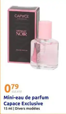 Action Mini-eau de parfum capace exclusive offre