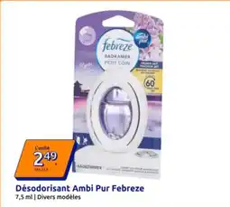 Action Febreze - désodorisant ambi pur offre