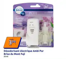 Action Febreze - désodorisant électrique ambi pur brise du mont fuji offre