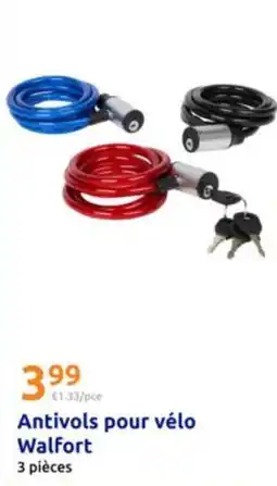 Action Antivols pour vélo offre