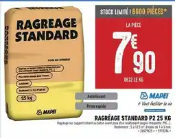 Brico Cash Mapei - ragreage standard p 25 kg offre