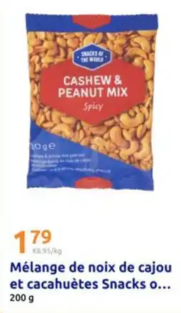 Action Mix - mélange de noix de cajou et cacahuètes snacks o offre