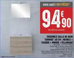 Brico Cash Dim - ensemble salle de bain offre