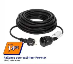 Action Watts - rallonge pour extérieur pro-max offre