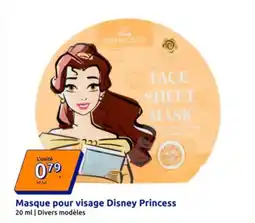 Action Princess - masque pour visage disney offre