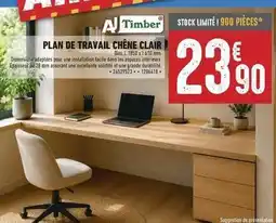 Brico Cash Chêne - plan de travail clair offre