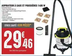 Brico Cash Aspirateur à eaux et poussières 1400 w offre