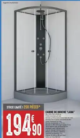Brico Cash Lana - carne de douche lana offre