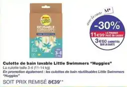 Monop' Huggies - culotte de bain lavable little swimmers offre
