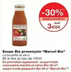 Monop' Soupe bio provençale offre