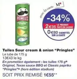 Monop' Pringles - tuiles sour cream & onion offre