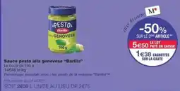 Monop' Barilla - sauce pesto alla genovese offre