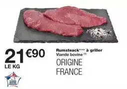 Monop' Francaise - rumsteack à griller offre
