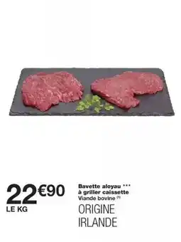 Monop' Bavette aloyau à griller caissette offre