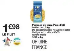 Monop' Pommes de terre pom d'été offre