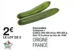 Monop' Concombre offre