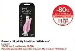 Monop' Wilkinson - rasoirs bikini my intuition offre