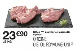 Monop' Côtes à griller en caissette offre