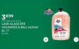 Feu Vert Aloha - lave-glace été vacances à bali offre
