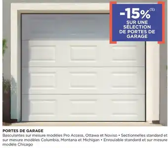 Lapeyre Bon plan sur les portes de garage offre