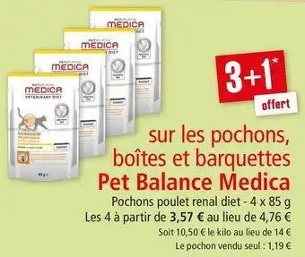 Maxi Zoo Pet balance bon plan sur les pochons, boîtes et barquettes medica offre