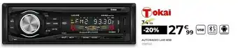 Feu Vert Tokai autoradio lar-83b offre
