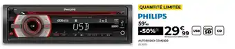 Feu Vert Philips autoradio cem2200 offre