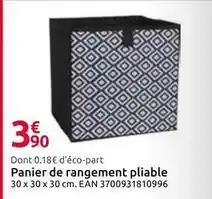 Mr Bricolage Panier de rangement pliable offre