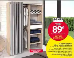 Mr Bricolage Kit dressing bali deco raçal abri/blanc offre
